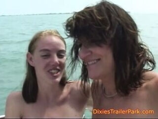 REAL home video on our boat of step mummy and daughter-in-law