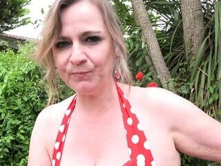 AuntJudysXXX - Big-Chested 46yo Unexperienced COUGAR Nel Inhales Your Pipe & Lets You Pummel Her (POINT OF VIEW)