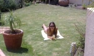 Naked in garden photo comp