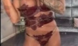 OnlyFans Leaked - Hot Tattooed Milf hot dancing and stripteasing before a quivering orgasm