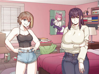 Chloe Getting Boner for Her Roommate Amy in The First Day