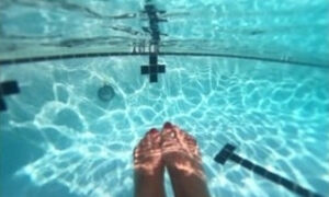 Teens Cute Feet Caught At The Neighborhood Pool