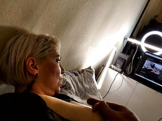 I'm pulling my whore's nipples to Glory! )) Come on, my sweet bitch, show the guys how much you love fucking! ))