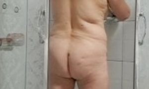 wife in the shower very hot wetting her pussy