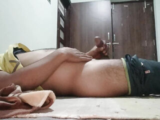 Indian young hairy mature man enjoy