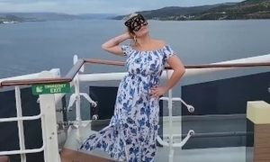 Huge Titted Mistress Thursday step Mommy on a crusie ship between filming new Content in her Cabin
