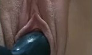 Close up kegel ball exercise of my pussy